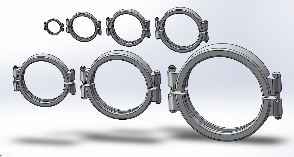 13MHP高压卡箍 共7种规格